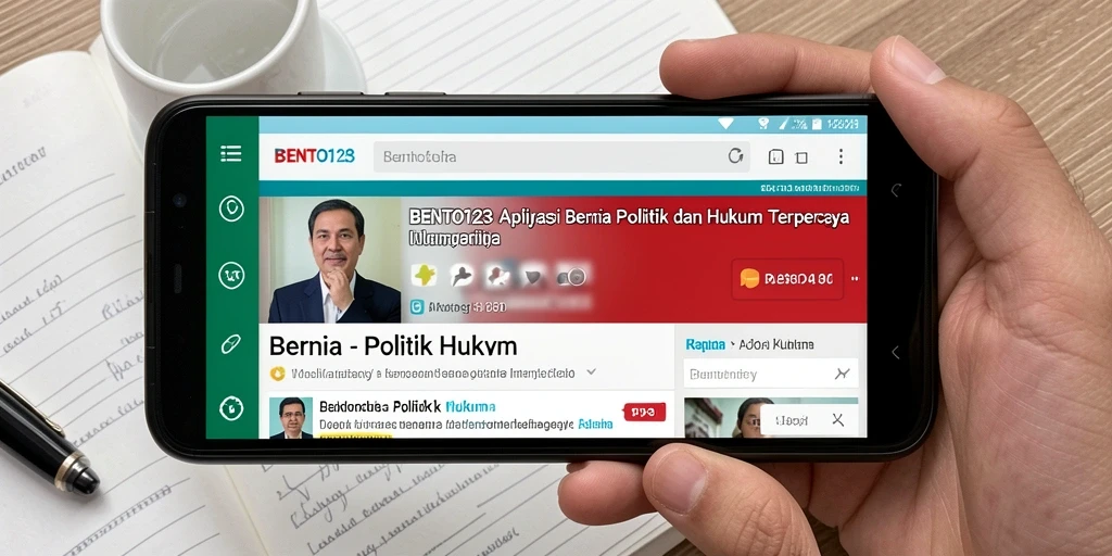 Antarmuka pengguna BENTO123 yang sederhana dan informatif.